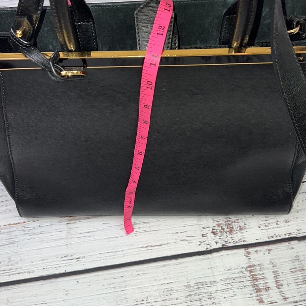 #FENDI Black Saffiano Leather Medium 2Jours Tote - Picture 16 of 16
